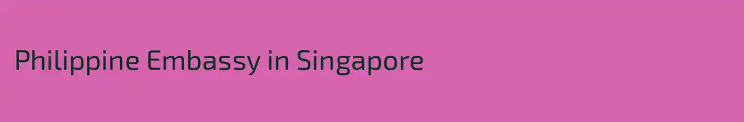 Philippine Embassy in Singapore